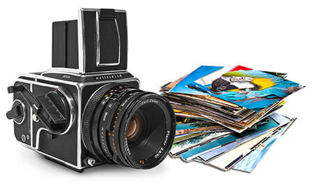 We offer a wide variety of film and digital photo services. Medium format film camera.