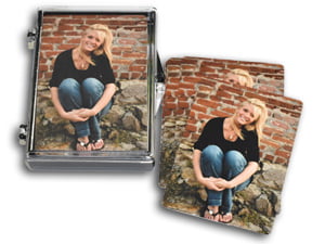 Deluxe plastic wallet photo boxes. Deluxe plastic wallet photo box.