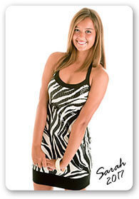 Personalized senior wallet photo